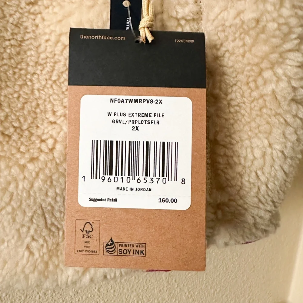 NWT The North Face Extreme Pile Full Zip Fleece Jacket - Picture 6 of 9